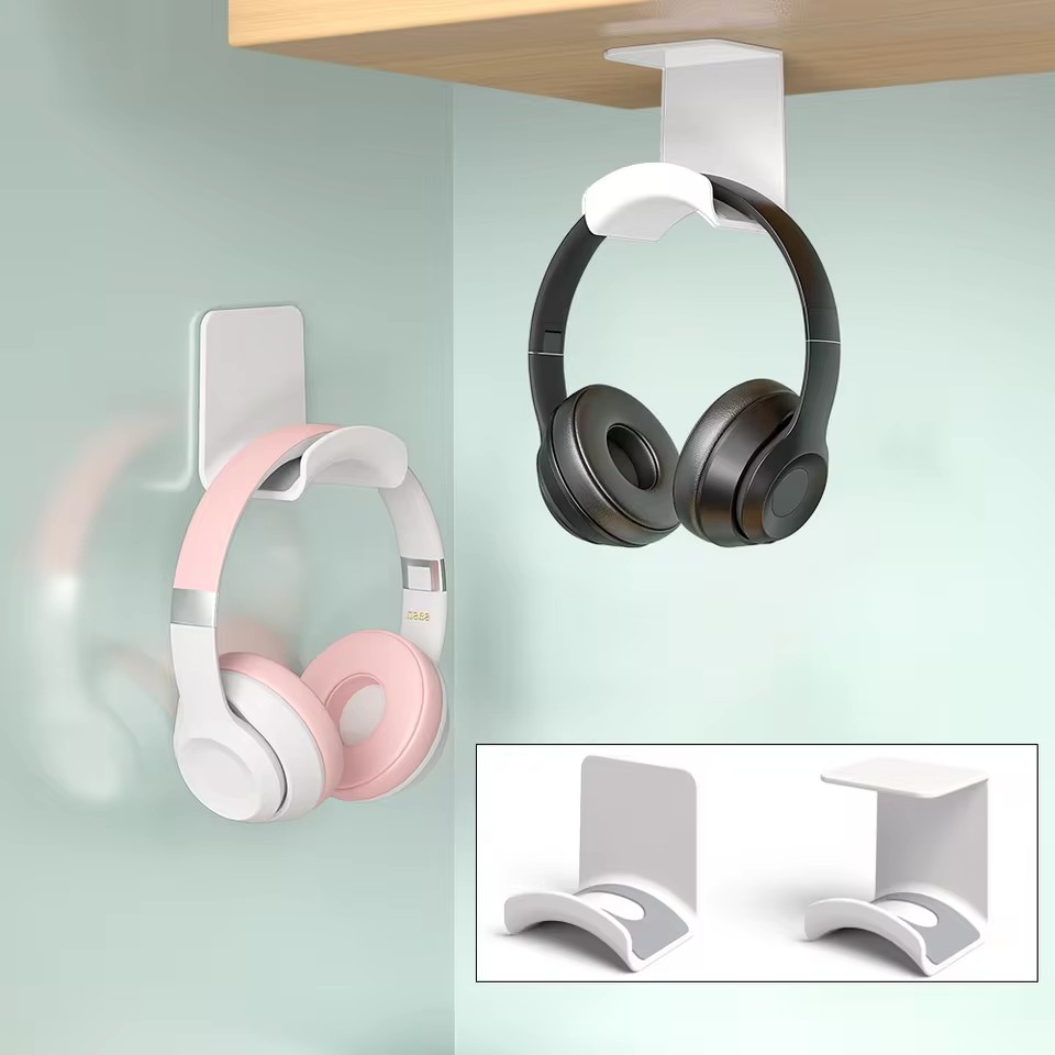 Headphone Stand Desk - Supporto universale per cuffie, supporto adesivo