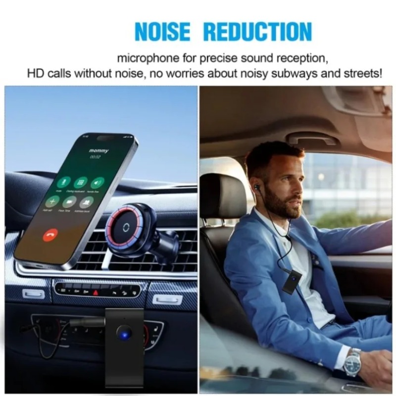 Bluetooth Adapter Receiver - Ricevitore Audio Bluetooth 5.0 con Cuffie
