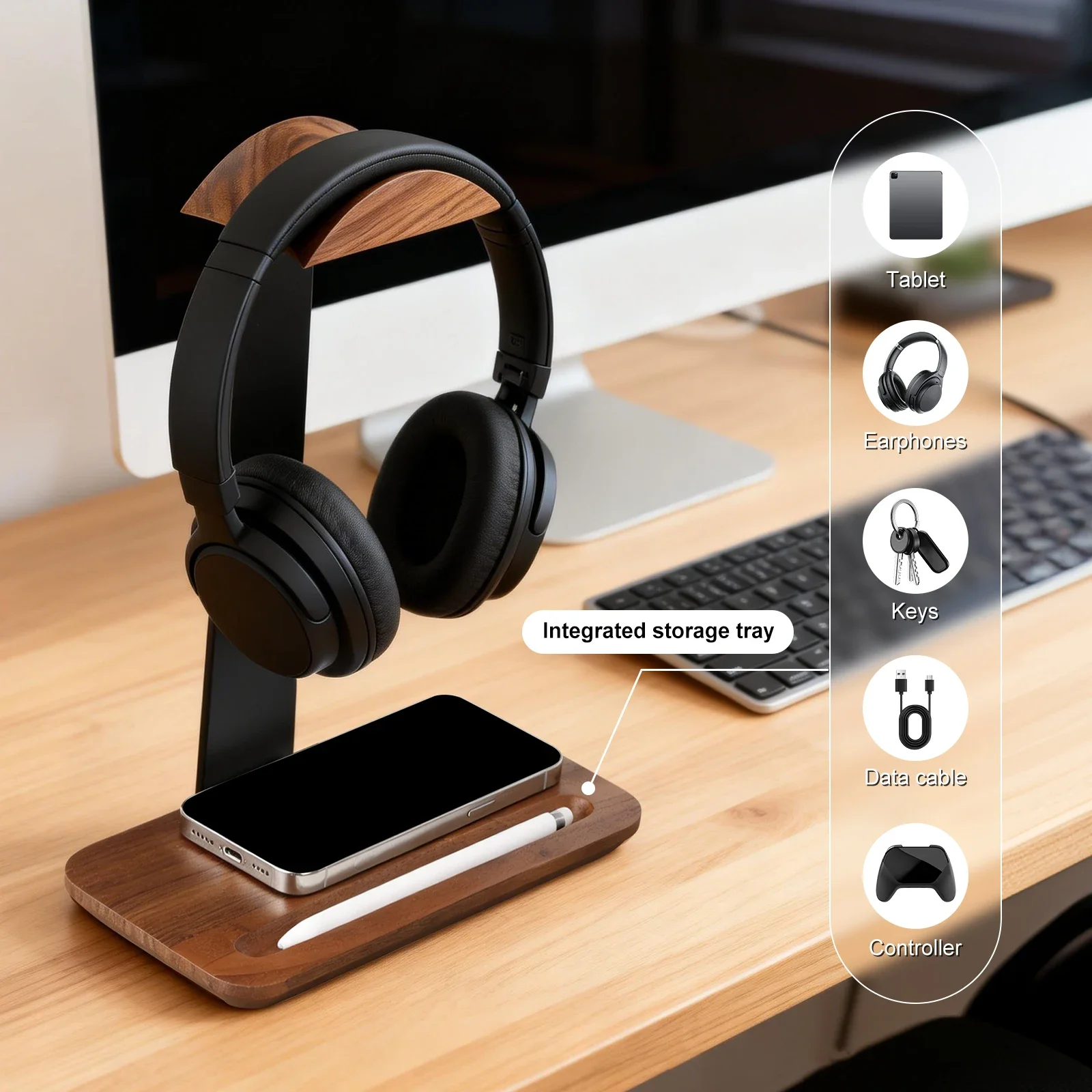 Supporto Universale per Cuffie - Headphone Stand Desk recensione e prezzo