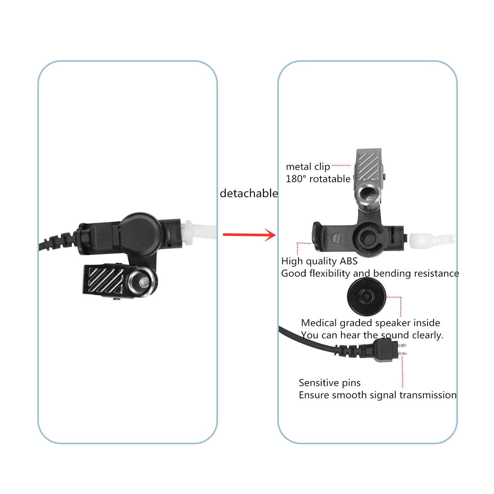 Kit di sorveglianza auricolare - Wired Earphone Mic recensione e prezzo